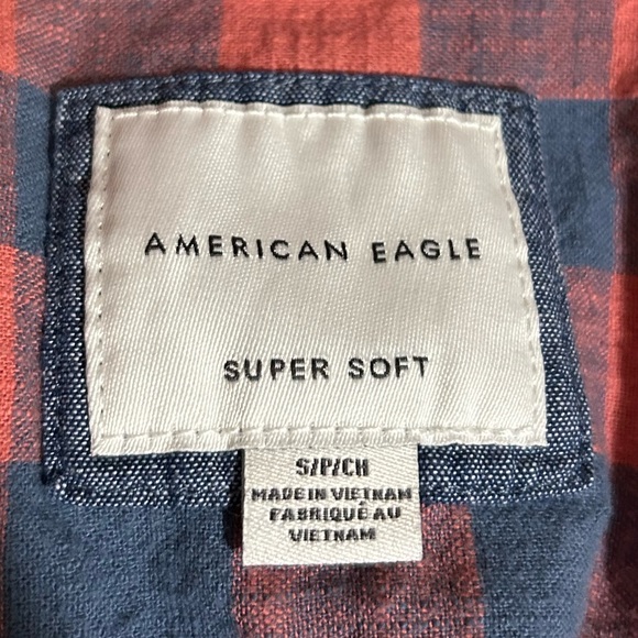 american eagle women’s flannel - Picture 2 of 2